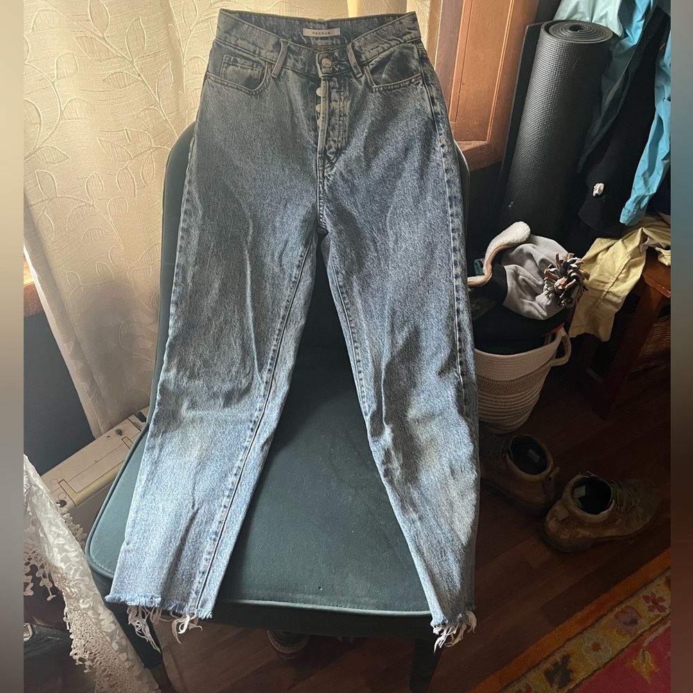 PacSun High Rise Straight Jean with Button Fly